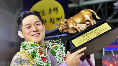 ‘통산 24번째 우승’ 노범수, 울주추석장사씨름대회서 태백장사 등극