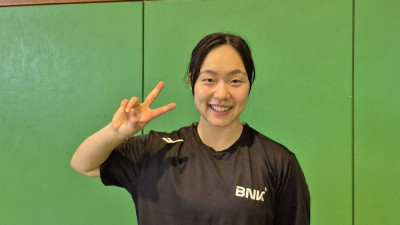 “이젠 부상 없이!” BNK 김민아, 궂은일은 맡겨주세요