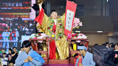 울주군청 김무호, 울주씨름대회서 한라장사 등극 … 3연패 달성