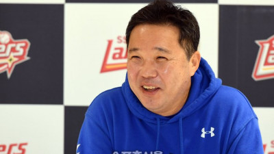 [포토]환하게 웃는 삼성 박진만 감독