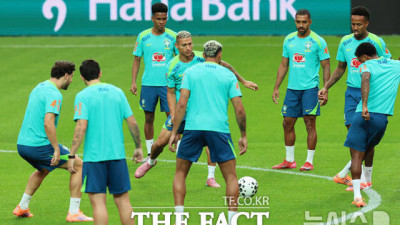 '손흥민 바라기' 히샬리송, 브라질대표팀 서울 훈련하며 재회 기대 (영상)