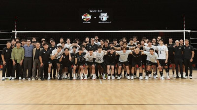 “코치·팀 스태프 파견·교환도 협력” 친선경기 그 이상의 의미…현대캐피탈, 울프독스 나고야와 본격 ‘교류의 장’ 열었다[SS나고야in]