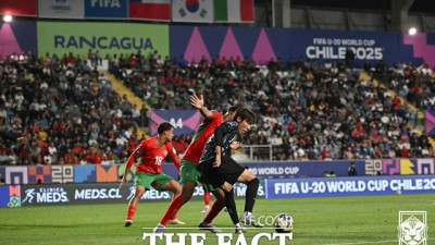 한국 이창원호, FIFA U-20 월드컵 8강행 실패...모로코에 1-2 敗