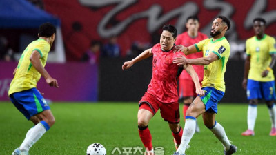 브라질 상대 홀로 ‘고군분투’ 이강인 “월드컵에서 만날 수 있는 상대, 도움 되는 경기였다”[브라질전 현장]