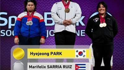 ‘역도 간판’ 박혜정, 2년 만에 정상 탈환…송영환·손현호 동메달