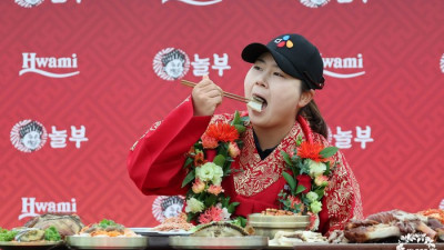 ‘건강한’ 홍정민 다승 공동·상금 단독 선두 ‘껑충’ 놀부·화미 마스터즈 ‘초대 챔피언’ 겹경사