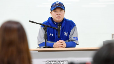 [포토]준플레이오프 4차전 앞둔 삼성 박진만 감독