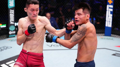 아쉽다… ‘UFC行 좌절’ 권원일, DWCS서 스피닝 엘보 KO패