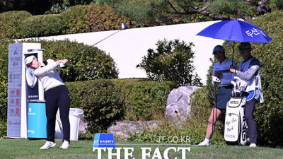 임희정, 힘찬 티샷에 박혜준도 궁금해~ [TF사진관]