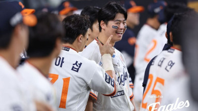 [SW비하인드] 천하의 손아섭도 긴장을… ‘애착후배’ 노시환 “우승, 함께 이뤘으면”