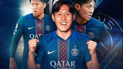 '메짤라' 이강인, 시즌 첫 2경기 연속 풀타임 '또 골대'...PSG 3-3