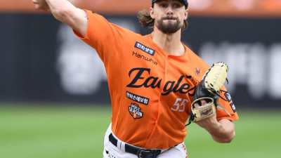 [포토] 와이스 ‘PO 2차전 승리를 위하여’