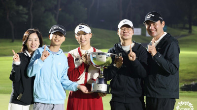 우승컵 들어 시드전 악몽에서 깨어나다… 이율린, 생애 첫 KLPGA 투어 정상