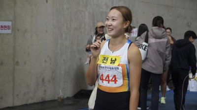 전국체전 4연패 이은빈 “언젠가 한국 신기록을 깨고 싶다”