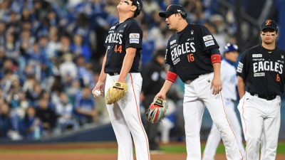 김경문 ‘믿음의 야구’, 매번 정답은 아니다…김서현 등판→한화 6회 붕괴로 이어졌다 [PO4 승부처]