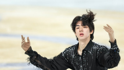 ‘아쉬운 점프 난조’ 차준환, 그랑프리 2차 대회 쇼트 7위···신지아 4위