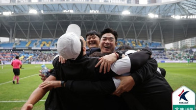 ‘K1 감독상→2부 지휘봉’ 윤정환 희귀한 도전, 결국 대성공 ‘인천 1부 다이렉트 승격’…“이 자리에 있게 돼 영광” [현장 일문일답]