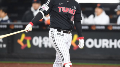 [포토] 문보경 ‘삼진을 당하다니’