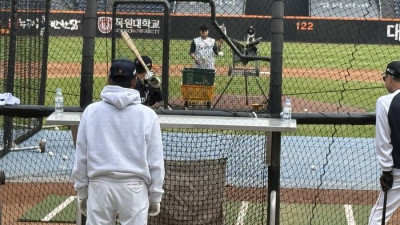 LG 치리노스 명품 싱커? 한화 문제없다! 경기 전 ‘대비 훈련’ 탄탄하게 준비했다 [KS현장속으로]