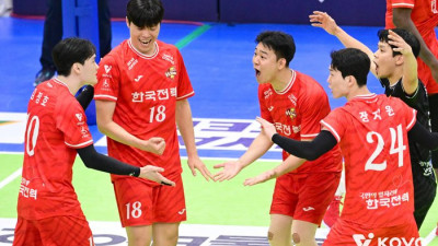 ‘베넌 25득점’ 한국전력, ‘이우진 데뷔전’ 삼성화재 꺾고 3연패 뒤 첫 승