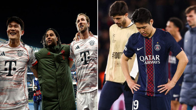 이강인 ‘최고평점’ 빛바랜 활약… ‘코리안 더비’ 김민재가 웃었다