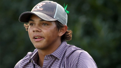 우즈 아들 찰리, 미국주니어골프협회 올해 퍼스트팀에 선정