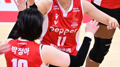 보법이 다른 시마무라, 세터 박수빈까지 든든한 백업 역할 수행…페퍼 돌풍, 2R에도 계속된다[SS현장]