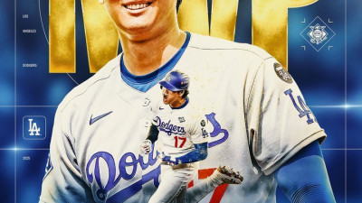 오타니, 만장일치로 MLB NL MVP… “내년엔 투수로도 풀타임이 목표”