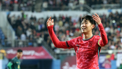 “궤적 보고 골이라고 생각했어요” 또 빛난 한국의 빛! 손흥민, 볼리비아전 쐐기골 넣고 ‘밝은 미소’