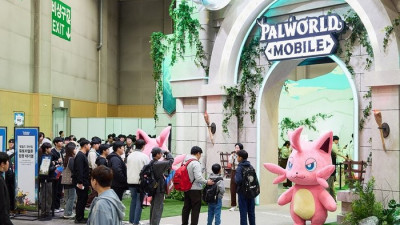 “‘팰월드 모바일’ 지스타 집어삼켰다”…크래프톤, 150분 대기열·4만 인파가 증명했다 [SS지스타]