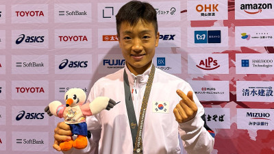 4전 5기 유도 정숙화, 첫 ‘금빛 메치기’