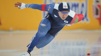 빙속 김준호, 한국신기록 갈아치웠다…500m 33초78