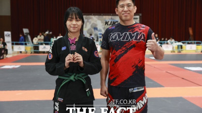 '여중생의 위엄' 청소년 파이터 김태윤 K주짓수챔피언십 우승