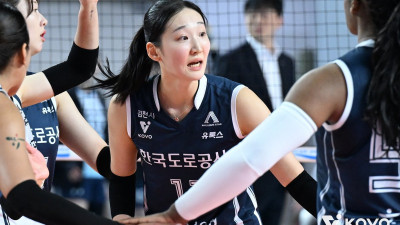 김세빈-이지윤… 높이의 힘 보여준 도로공사, 9연승으로 선두 독주