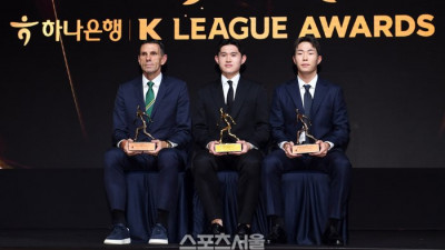 [포토]K리그 대상 시상식, K리그1 감독상-MVP-영플레이어상의 주인공