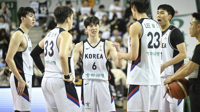 만리장성 또 넘은 태극전사 90-76, 2연승…누가 이현중 원맨팀이래? 이정현 24P·이현중 20P·하윤기 17P