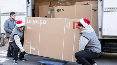 “모두 따뜻한 연말 보내길” LG 박해민-홍창기, 통합우승 공약 실행…장애인 시설에 TV 설치