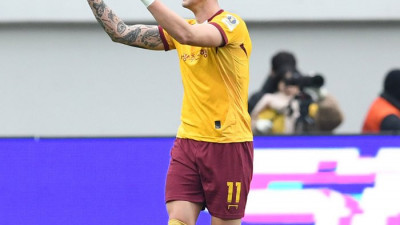 [포토]동점골에 기뻐하는 광주 프리드욘슨