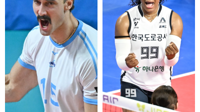 연승 이끈 주축, 라운드를 빛냈다… 러셀·모마 V리그 2R MVP