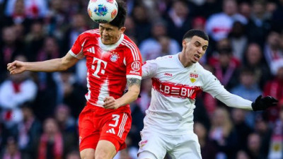 '김민재 풀타임' 뮌헨, 케인 헤트트릭 앞세워슈투트가르트 5-0 완파…이강인의 PSG도 대승