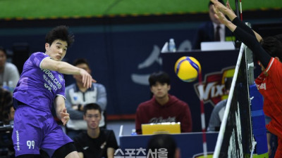 [포토] 김지한 ‘터치 아웃이야’