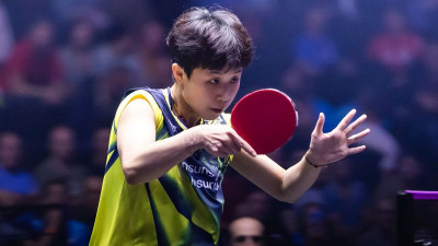 신유빈 꺾은 주천희, ‘만리장성’에 도전장