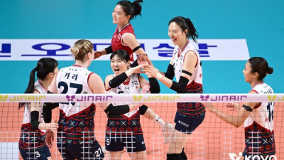 블로킹 15대2, 현대건설 높이가 실바 파워보다 강했다…GS 잡고 2위 굳히기+선두 맹추격[현장리뷰]