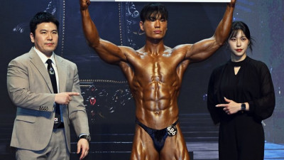 WNGP 파이널 보디빌딩 프로전 전상곤, 프로카드를 내 품에! [포토]