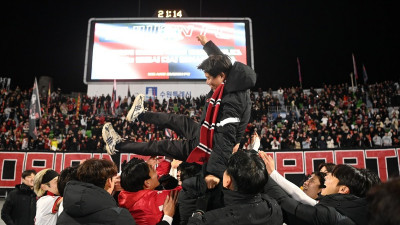 부천FC1995 K리그1 승격, 창단 18년만 최초… 시민과 환호