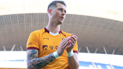 광주FC, ‘아이슬란드 폭격기’ 프리드욘슨과 연장 계약 체결