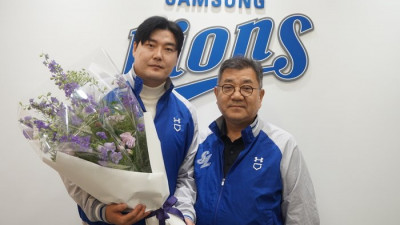 [공식] ‘김태훈 20억-이승현 6억’ 삼성, 내부 불펜 FA 계약 완료…이제 강민호만 남았다
