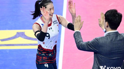 나현수 또 소방수 활약…현대건설, 정관장 끈질긴 추격 뿌리치고 크리스마스 7연승