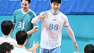 대한항공 찾아온 호재… 왼무릎 다친 임재영, 시즌아웃 예상 딛고 봄배구 복귀 기대감