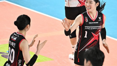 인쿠시 공격력 확실히 돋보이지만…반대로 리시브 부담 큰 박혜민, 정관장 공수 밸런스 과제는 계속된다